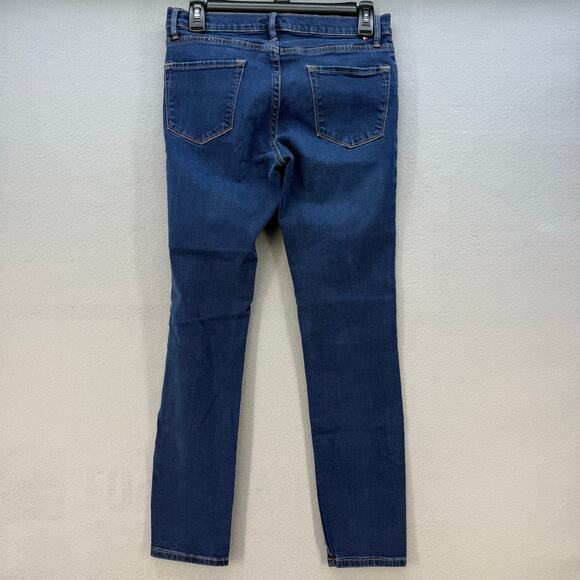 Tommy Hilfiger Jeans Women's 6 Dark Blue Greenwich Skinny Preppy Normcore - Picture 2 of 15